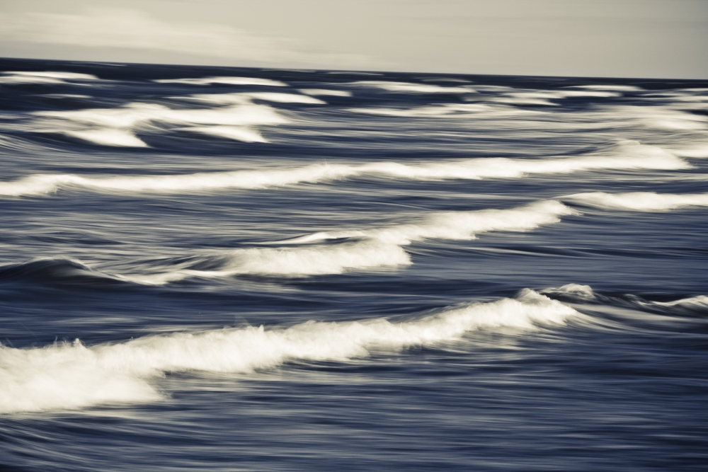 Surf Patterns At Anchor Point In South Central Alaska Canvas Art - Kevin Smith Design Pics (34 x 22)