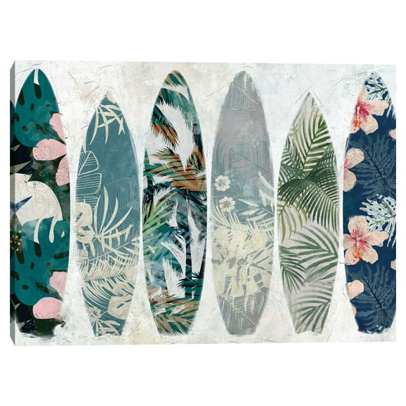 Surf Patterns by Studio Arts Canvas Art Print, 1.5" x 40"