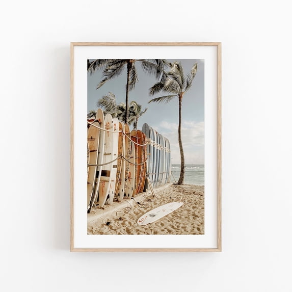 Surf Print Hawaii Maui Wall Art Maui Poster Maui Photo Maui Wall Decor Hawaii Usa United States North America Hawaii Island Wall Art