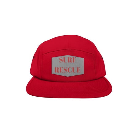 Surf Rescue Camper Patch Hat - red, one size
