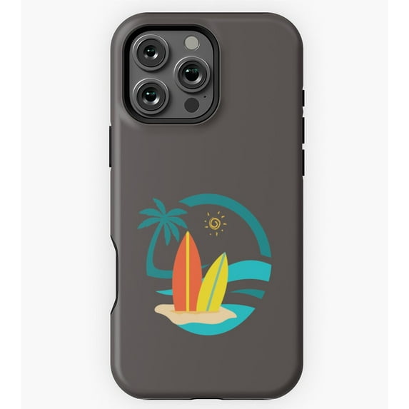 Surf Rest Repeat Quote GA956 Phone Case for iPhone 11 to 17 Pro Max