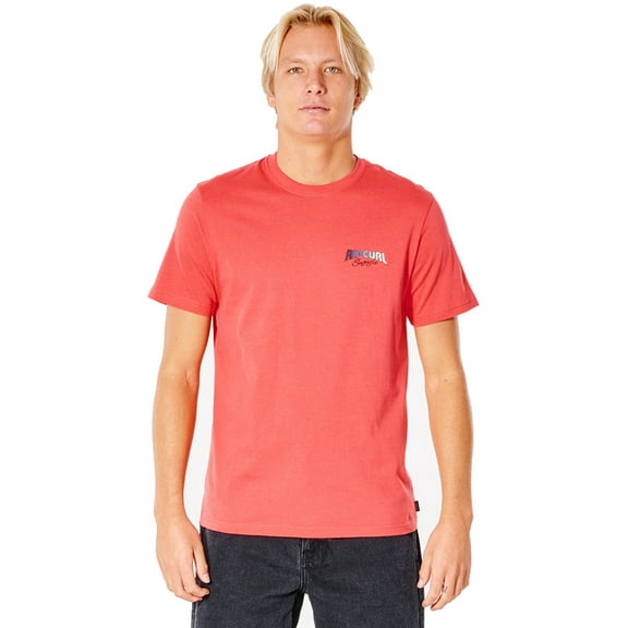 Surf Revival Inverted Short Sleeve T-Shirt [Retro Red]