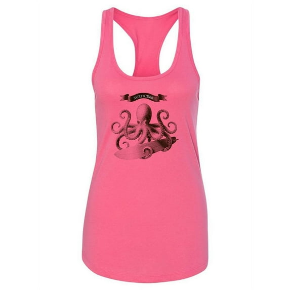 Surf Rider Octopus Tank Women -Image by Shutterstock, Female Medium