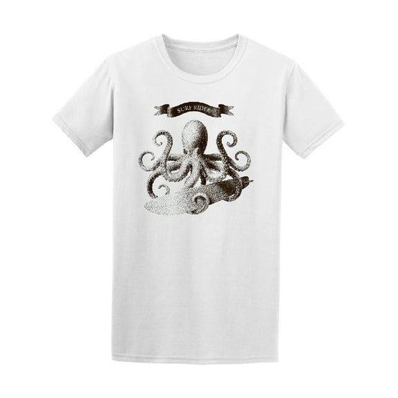 Surf Rider Surfing Octopus Tee - Image by Shutterstock