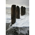 thumbnail image 1 of Surf Rising Against Wooden Tide Posts In Kachemak Bay; Alaska United States Of America by Scott Dickerson / Design Pics, 1 of 3