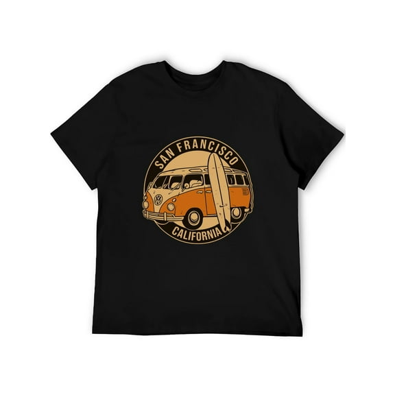 Surf & Road Trip! San Francisco California Van T - Shirt