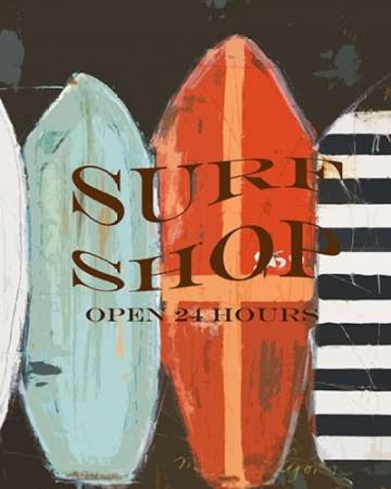Surf Shop Canvas Art - Melissa Lyons (24 x 30)