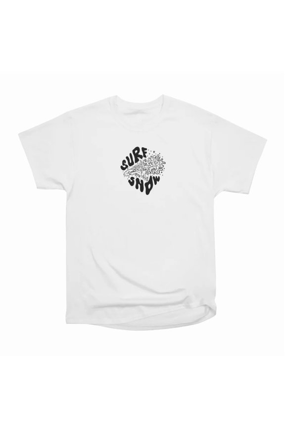 Surf Snow T-Shirt Tee Gift For Him Merch For Her Apparel For Friend