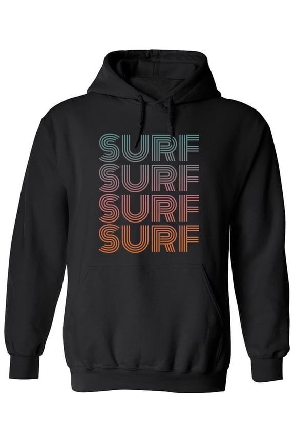 Surf Surf Design Hoodie Men -Image by Shutterstock, Male Medium