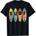 thumbnail image 1 of Surf Surfing Surfer Surfing Gift T-Shirt Black Medium, 1 of 4