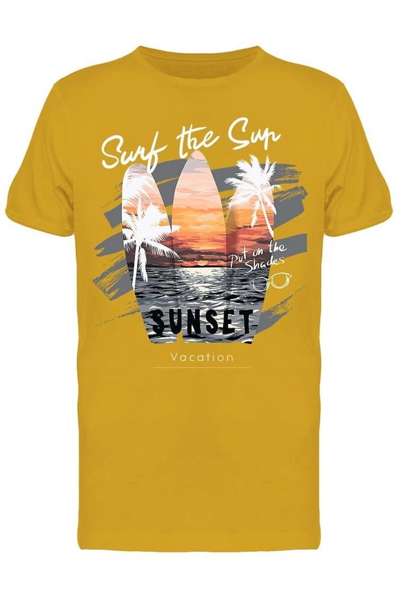 Surf The Sun T-Shirt Men -Image by Shutterstock, Male Medium