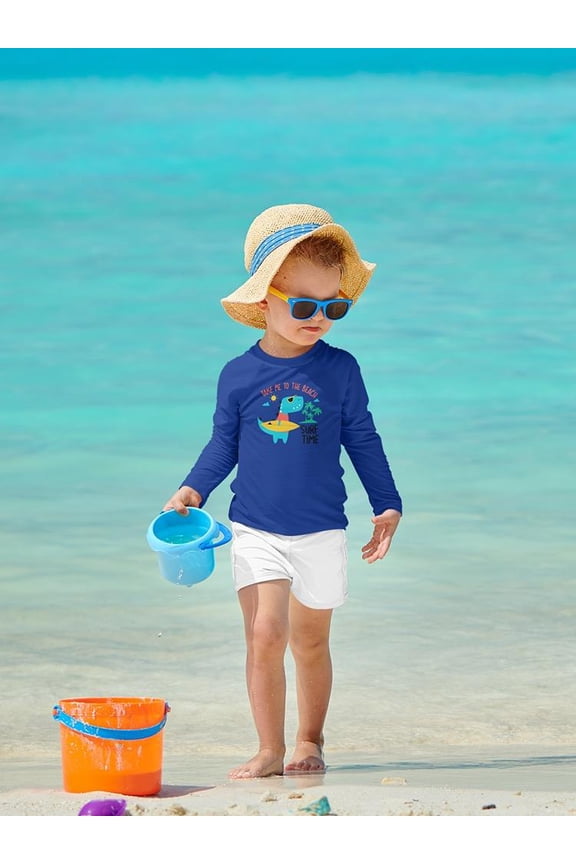 Surf Time To The Beach Long Sleeve Toddler's -Image by Shutterstock
