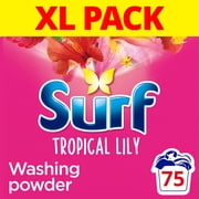 Surf Tropical Lily Detergent Washing Powder 75 Washes 3.75kg