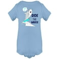 thumbnail image 1 of Surf Up! Ride The Waves Shark Bodysuit Infant -Image by Shutterstock,  Newborn, 1 of 4