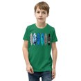 thumbnail image 1 of Surf Vibe Boys' T-Shirt – Cool Beach Shirt, Skater Graphic Tee, Summer Coastal Outfit (Kelly, XL), 1 of 3