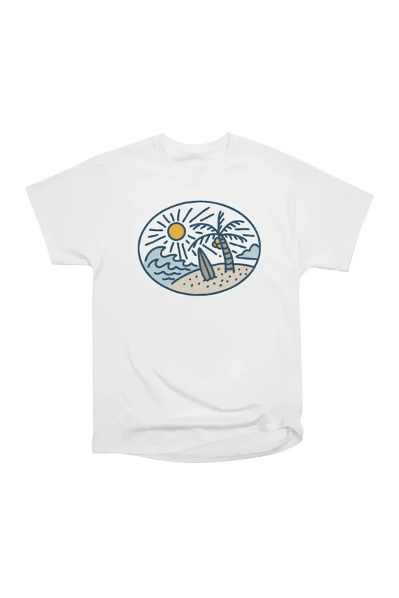 Surf and Beach T-Shirt Tee Gift For Him Merch For Her Apparel For Friend