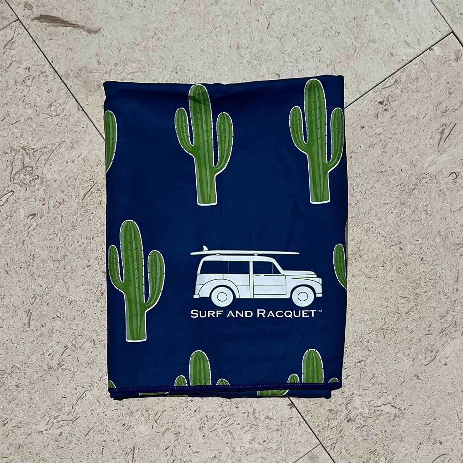 Surf and Racquet Cactus 35x78 Quick Dry Beach Towel