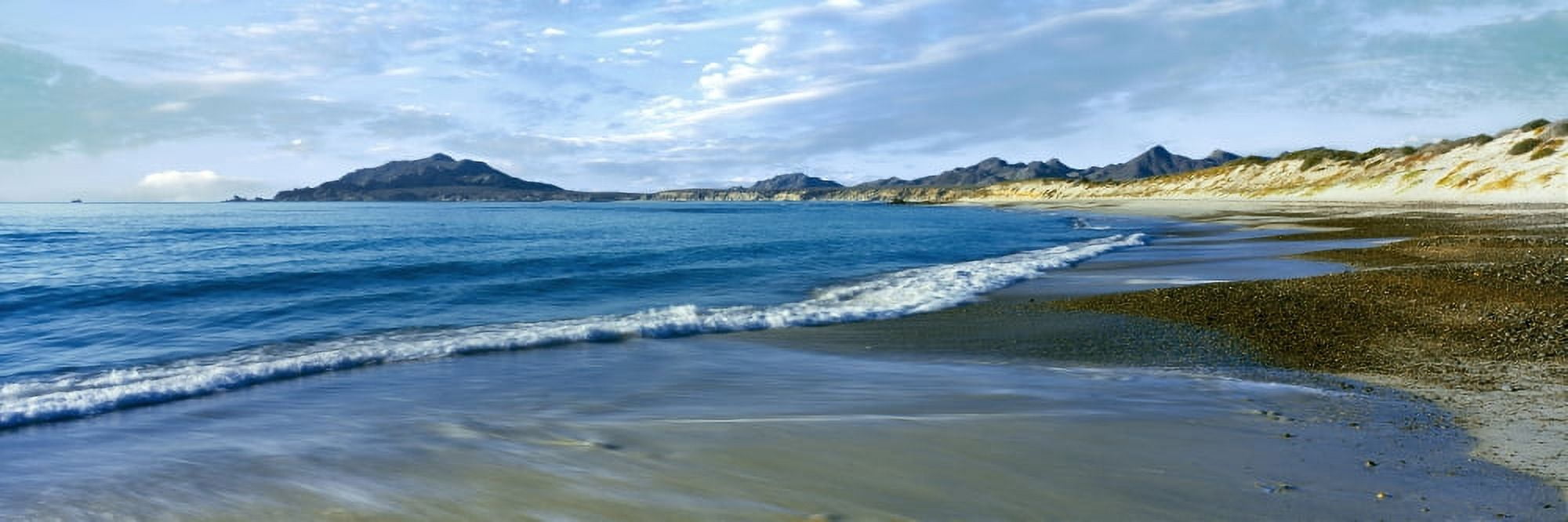Surf on the beach Cabo Pulmo National Park Cabo Pulmo Baja California Mexico Canvas Art - Panoramic Images (36 x 12)