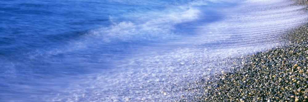 Surf on the beach Calumet Beach La Jolla California USA Canvas Art - Panoramic Images (27 x 9)