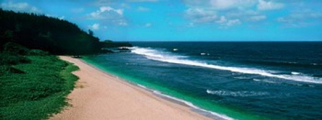 Surf on the beach Gris Gris Beach Mauritius Island Mauritius Canvas Art - Panoramic Images (30 x 12)
