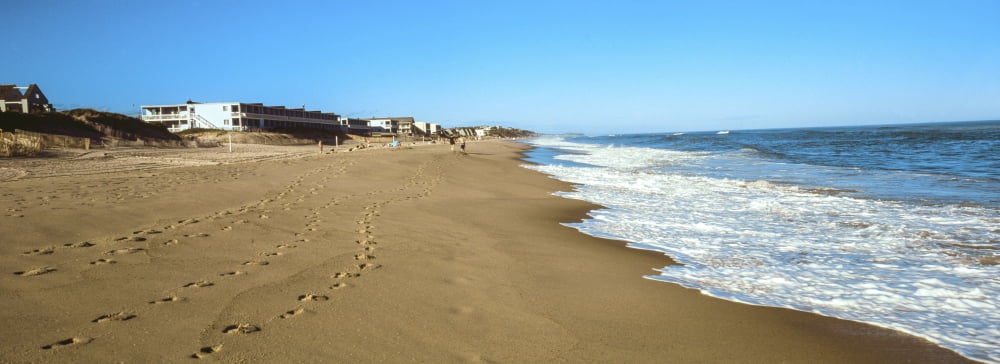 Surf on the beach Montauk Point Montauk Suffolk County New York State USA Canvas Art - Panoramic Images (27 x 9)