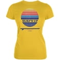 thumbnail image 1 of Surf's Up Bondi Beach Sydney Australia Bright Yellow Juniors Soft T-Shirt - Medium, 1 of 1