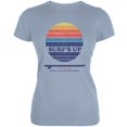 thumbnail image 1 of Surf's Up Cloud Nine Beach Light Blue Juniors Soft T-Shirt, 1 of 1