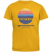 Surf's Up Cloudbreak Beach Gold Adult T-Shirt - X-Large