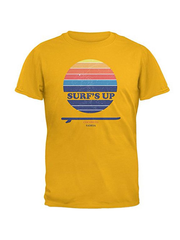Surf's Up Coconuts Samoa Gold Adult T-Shirt - X-Large