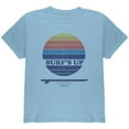 thumbnail image 1 of Surf's Up Hanalei Bay Hawaii Youth T Shirt Light Blue YXL, 1 of 1