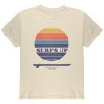 thumbnail image 1 of Surf's Up Hanalei Bay Hawaii Youth T Shirt Natural YXL, 1 of 1