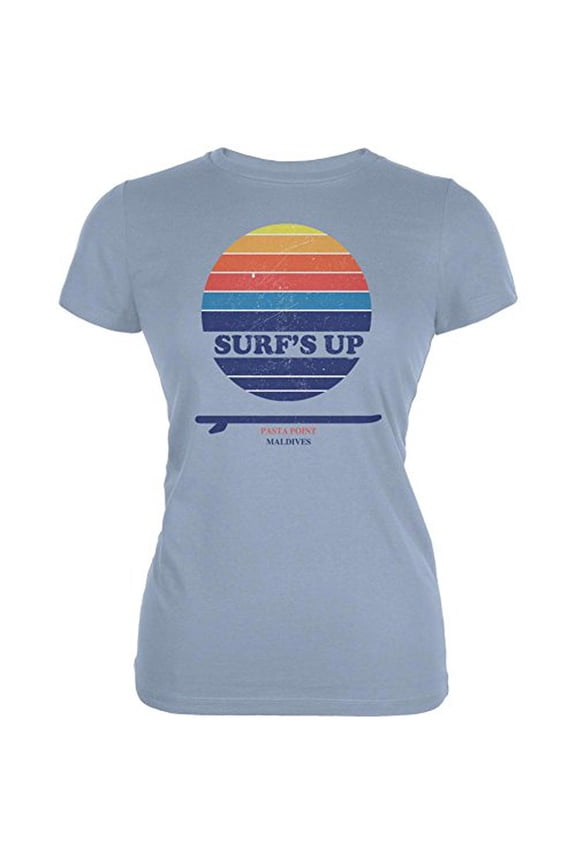 Surf's Up Pasta Point Maldives Juniors Soft T Shirt