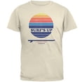 thumbnail image 1 of Surf's Up Surfer's Point Barbados Mens T Shirt Natural LG, 1 of 1