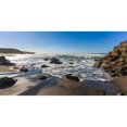 thumbnail image 1 of Surf washes up on the beach along the Oregon Coast; Oregon United States of America Poster Print by The Nature Collection #, 1 of 3