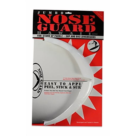 Surfco Hawaii Jumbo Nose Guard for SUP and Big Longboards White