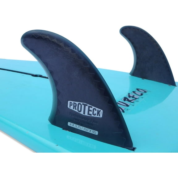 SurfCo - Pro Teck Performance Surfboard Side Fins for FCS in 4", 4.25" or 4.50" (Set of 2)