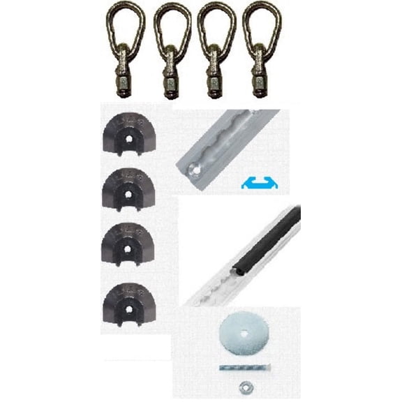 Surface Angle L Track Complete Bus/Van Kit | LT2FK