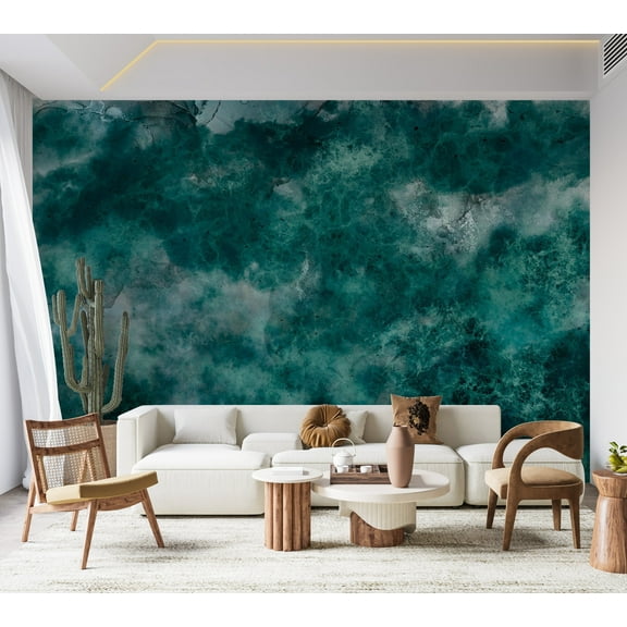 Surface Background Wallpaper Wall Mural - Deep Ocean Impression