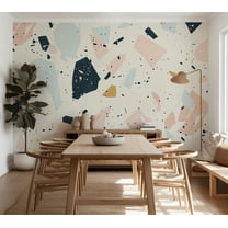Surface Background Wallpaper Wall Mural - Terrazzo With Large Stones