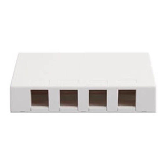 Surface Box 4 Port - White