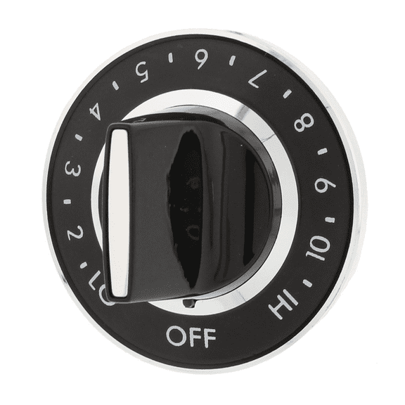 Surface Burner D-STYLE Knob for Jenn Air, AP4290230, PS2201285, Y700854