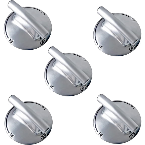 Surface Burner Knob, 5 Pack, for Maytag Jenn Air AP5668987 PS2375871 7733P410-60