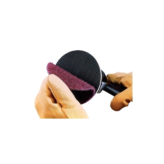 Surface Conditioning Disc, 5", 10,000 rpm, Aluminum Oxide, Maroon