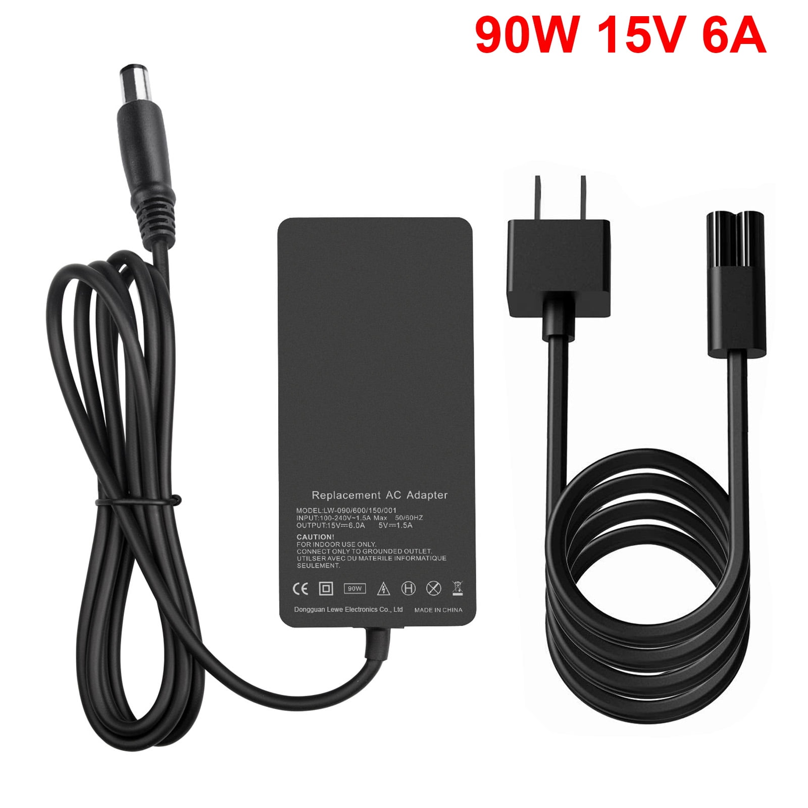 Chargeur Microsoft Surface Book / Pro 3 - 1798 - 15V 6A 90W Original - Occasion TB