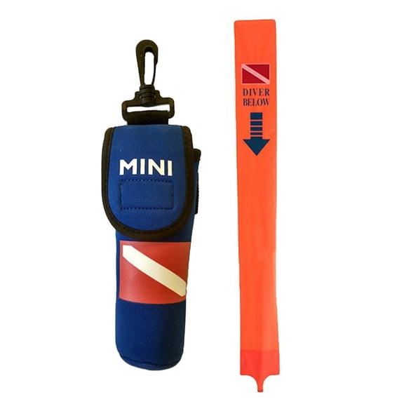 Surface Marker Buoy - High Visibility Inflatable Scuba Diving Surface Marker Buoy Signal Tube with Ensure Swimming Safety