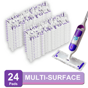 Surface Mopping Pad Refills for PowerMop Disposable Microfiber Pads for Tile, Vinyl, Laminate & Hardwood Floors, 24 Count