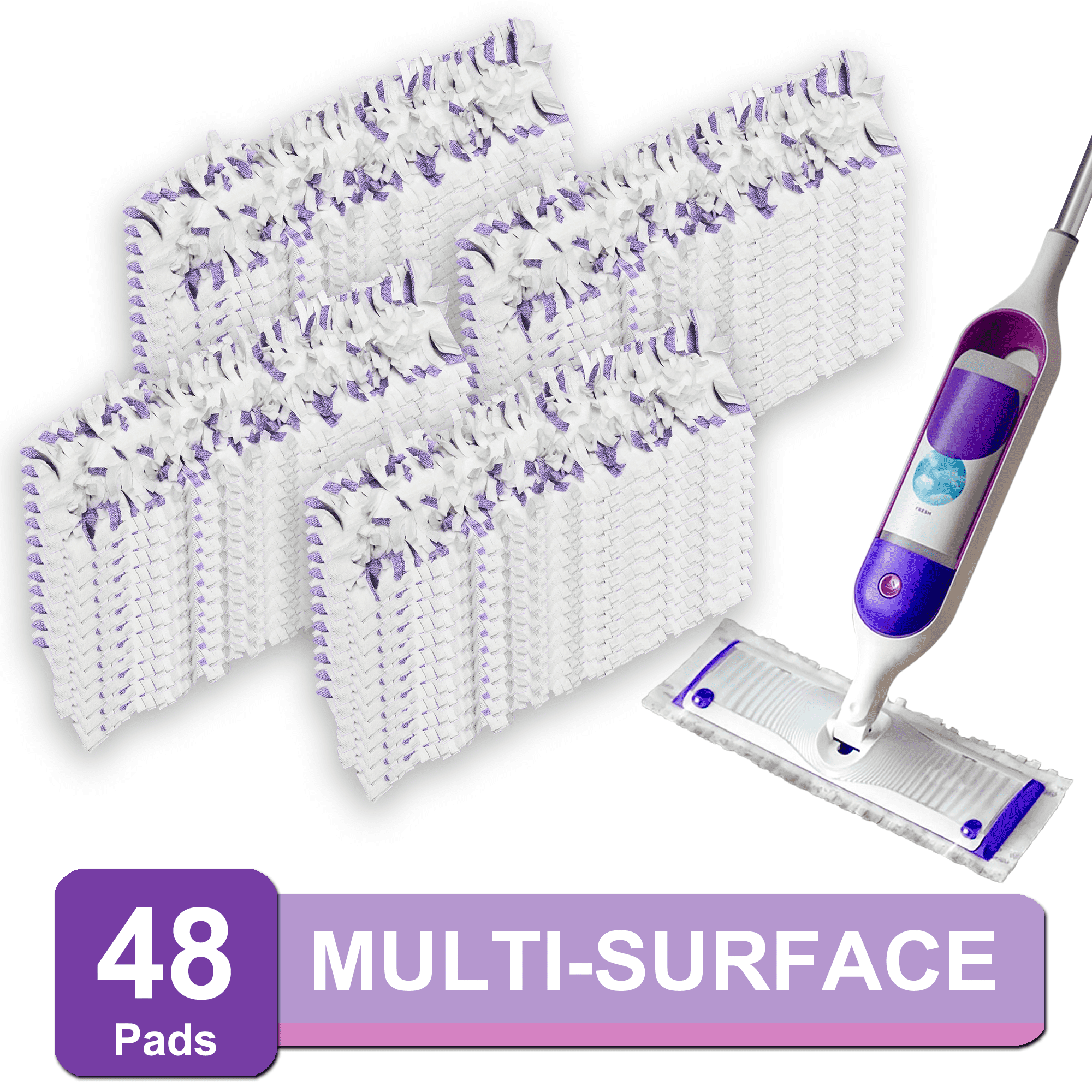Angtra Scrubbing Steam Mop with Rotating Mop Pads All in One Hard Floor Cleaner with LED Headlights Steam Swivel Steering