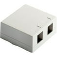 thumbnail image 1 of Surface Mount Box, 2-Port, Ivory (M10), 1 of 2