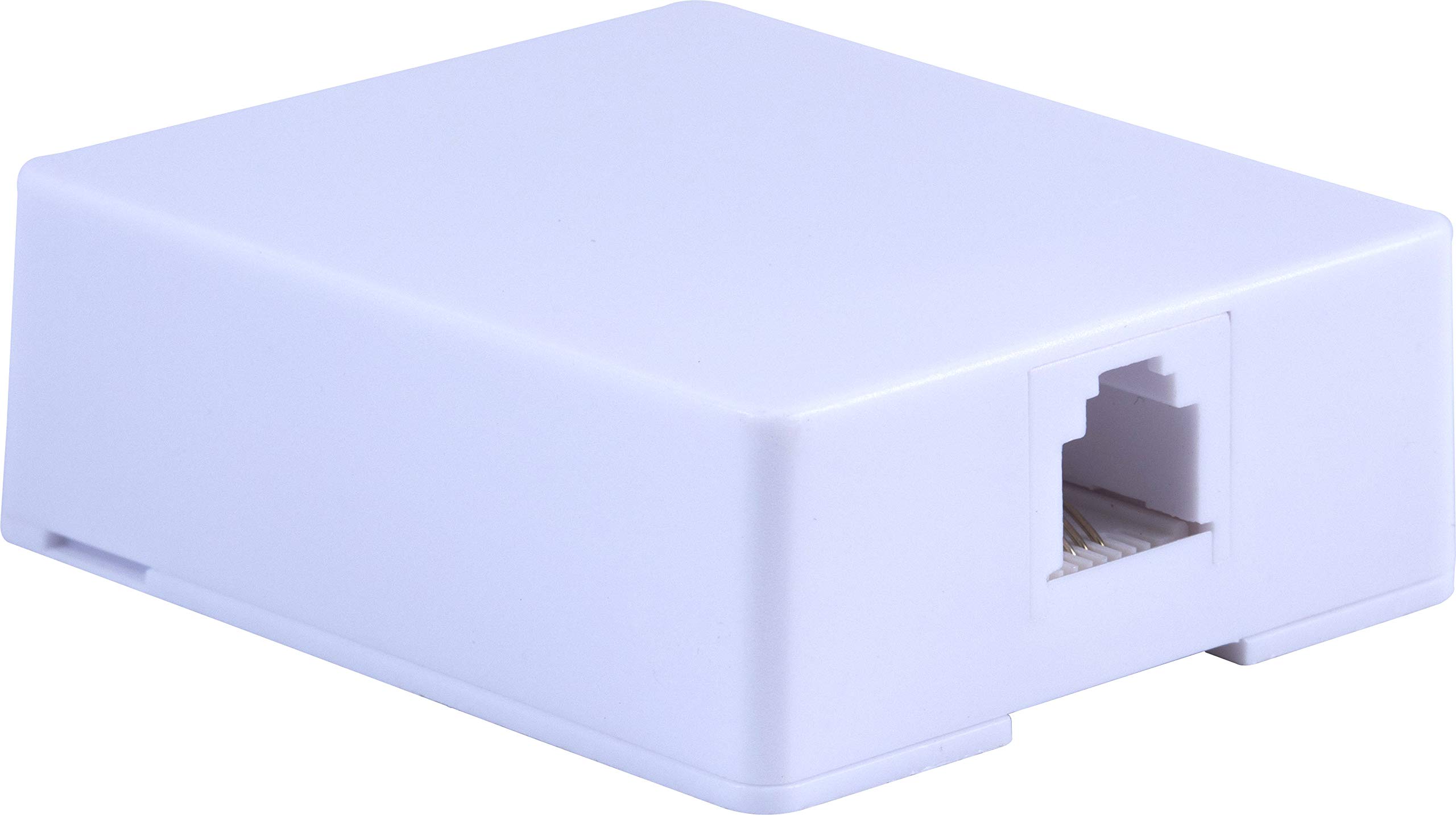 Surface Mount Jack for Answering Machines and Modems. Compatible with