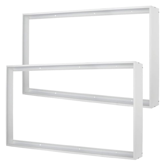 Surface Mount Kit White-2 Set, 4FT x 2FT For 48"x24" LED Flat Panel Light